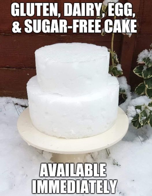 Gâteau sans allergène