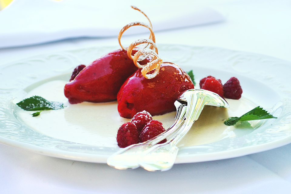 Sorbet à la framboise